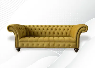 Produktbild von Sofa 3 Sitzer Textil Sofas Couch Polster Garnitur Sofagarnitur Chesterfield Neu