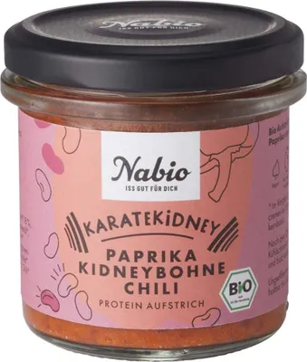 Produktbild von Nabio Protein-Aufstrich Karatekidney Paprika Kidneybohne Chili -  - 140g