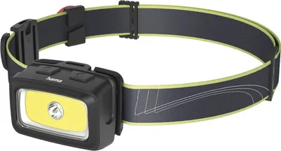 Obrázok produktu pre Hama HL350, Čelovka, Čierna, Modrá, Žltá, Plast, Tlačidlá, IP44, LED