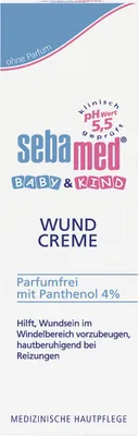 Image de Sebamed Crème cicatrisante pour bébé et enfant Sans parfum Apaisant pour la peau 75ml