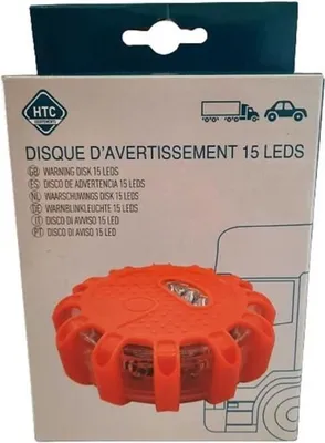 Produktbild von Sicherheitsset Auto & Motorrad, 15 LED Warnblitzleuchte, 5 Warnwesten XL