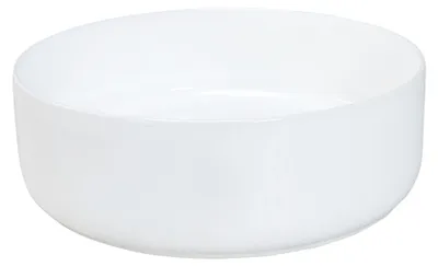Zdjęcie produktu dla Umywalka Nablatowa Ceramiczna 36,5X36,5 Cm Biały Połysk Okrągła
