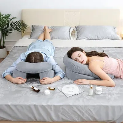 Produktbild von Unteres Kissen für Massagen zum Zurücklehnen und Sitzen im Schlafzimmer, auf dem Bett, Sofa oder Liegesessel