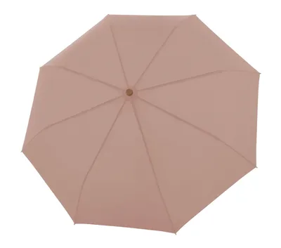 Produktbild von doppler Taschenregenschirm Regenschirm Nature Mini Umbrella Gentle Rose beige