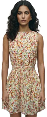 Produktbild von Zara Damen-Sommerkleid Mini mit Blumenmuster S