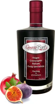 Produktbild von Feigen Granatapfel Balsam Essig - Spezialität 0,35L balsamartig fruchtig & mild 5% Säure