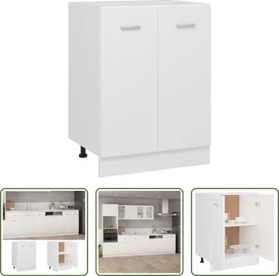 Immagine prodotto di The Living Store Base bianca 60x46x81,5 cm materiale legno