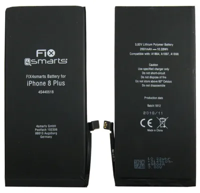 Obrázek produktu pro FIX4smarts Baterie pro Apple iPhone 8 Plus 2691mAh Nová vysoce kvalitní baterie