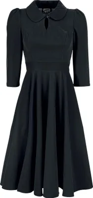 Produktbild von H&R London Mittellanges Kleid Damen Glamorous Velvet Tea Dress schwarz XXL