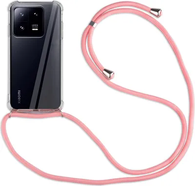 Produktbild von Handykette für Xiaomi 13 Pro Handyhülle mit Band Hülle mit Kordel Handy Tasche Rosa