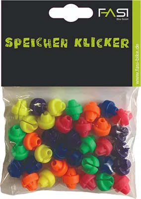 Produktbild von Speichenklicker SPOKE-FUN, 36 Stk., 12" + 16", Fasi, 101080004