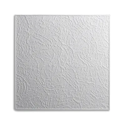 Produktbild von Decosa Deckenplatten Vienne - 50 x 50 cm 80 Platten = 20 qm - Edle Deckenpaneele weiß in Putz Optik - Nachbildung Paneele aus Styropor - Decken Styroporpaneele
