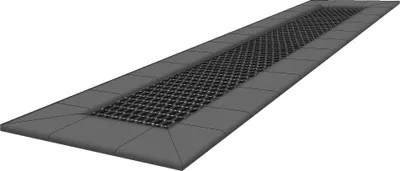 Produktbild von Eurotramp Bodentrampolin Kids Tramp "Track", 636x160 cm