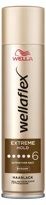 Produktbild von Wellaflex Haarlack Power Halt Mega Stark – Styling Spray für 48h flexiblen Halt