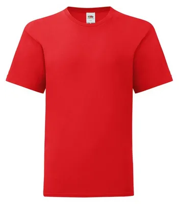 Immagine prodotto di Fruit of the Loom - Maglietta "Iconic 150" per bambini FK3251 (140-146) (rosso)