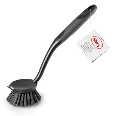 Zdjęcie produktu dla Mery - Szczotka do czyszczenia kuchni, delikatna szczotka do czyszczenia bez zarysowań, z ergonomicznym uchwytem i włosiem