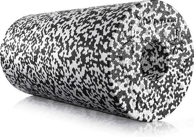 Produktbild von Famanu Faszienrolle Medium-Hart - 30 cm, Durchmesser 15 cm, Schwarz mit gratis E-Book