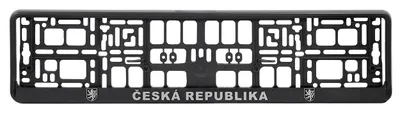 Obrázek produktu pro Compass 91536 - Podložka pod SPZ CHROM ČR 3D