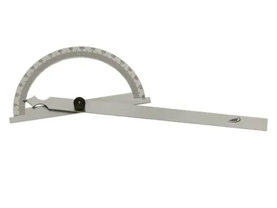 Produktbild von Helios Preisser Gradmesser (mit Feststellschraube,0-180°, Gradbogen Ø 200 mm)