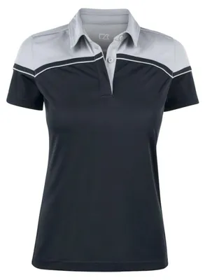 Produktbild von Cutter & Buck - "Seabeck" Poloshirt für Damen ET129 (L) (Schwarz/Hellgrau)