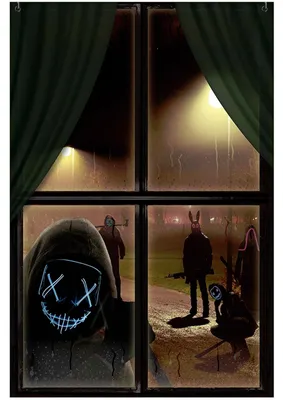 Produktbild von Killing Day Fenster Folie 80x120 cm für Halloween