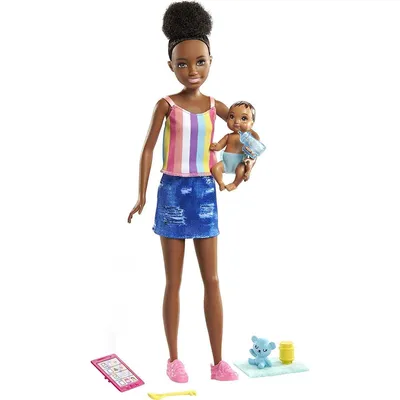 Produktbild von Barbie Skipper Babysitters Inc. GRP12, Modepuppe, Weiblich, 3 Jahr(e), Mädchen, Mehrfarbig