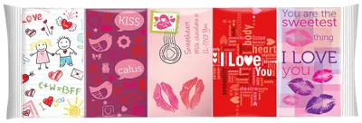 Produktbild von I love you Milchschokolade 5x15g