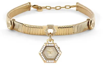Zdjęcie produktu dla Philipp Plein - PW3GA0226 - Zegarek z zawieszką - Damski - Kwarc - "Snake Hexagon"