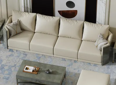 Produktbild von Sofa 4 Sitzer Big xxl Couch Sofas Couchen Wohnzimmer Design Big Couchen Leder