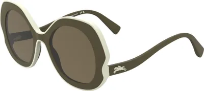 Produktbild von Longchamp LO780S Khaki 52/21/145 Damen Sonnenbrillen