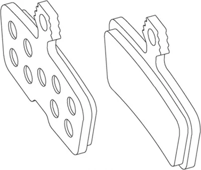 Produktbild von Avid Scheibenbremsbelag Set Code MY 11 organisch/Stahl DB8