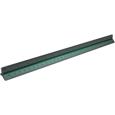 Produktbild von RUMOLD Dreikantmaßstab 30,0 cm, silber