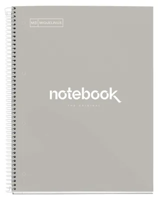Produktbild von Miquelrius Notizblock GRAU A4 90 Blatt (Speditionsversand)