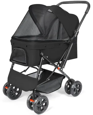 Immagine prodotto di Trasportino per animali domestici, design traspirante, portata massima 44 kg, nero