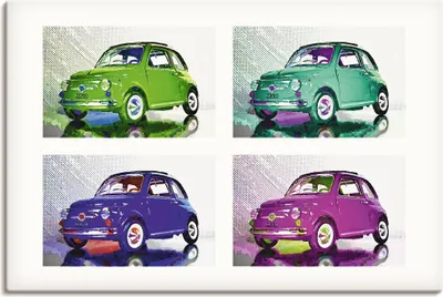 Produktbild von ARTland Leinwandbild POP ART Der kleine italienische Freund Größe: 90x60 cm
