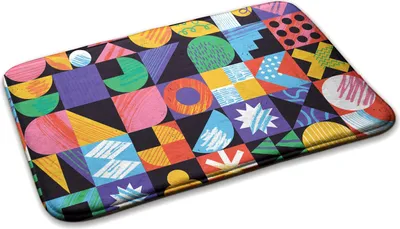 Produktbild von Kinderteppich Schlafzimmer Modern - 90 cm x 60 cm - Geometrische Muster
