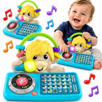 Obrázok produktu pre Fisher-Price Hudobný DJ interaktívna hračka pre deti s mikrofónom
