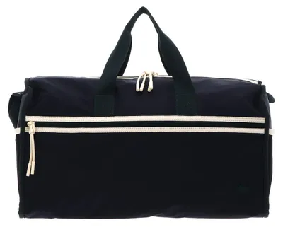 Image de LACOSTE sac de voyage sac à main Duffle Bag Abimes Sinople Naturel bleu marine