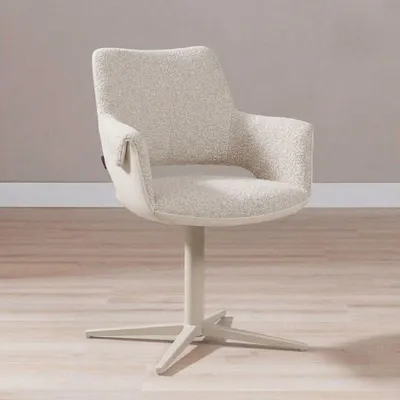 Produktbild von Bronx71 Esszimmerstuhl Jules drehbar Bouclé taupe