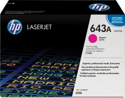 Produktbild von HP 643A Magenta Original LaserJet Toner Cartridge Tonerkartusche 1 Stück(e)