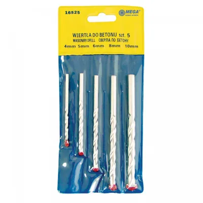 Obrázek produktu pro Sada vrtáků do betonu 8 kusů (3-10 mm) v kufříku