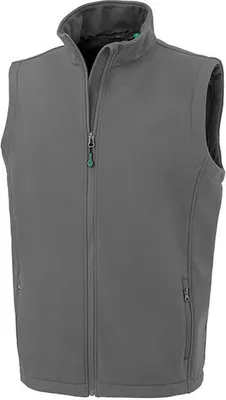 Immagine prodotto di Result Genuine Recycled R902M | Mens Recycled 2-Layer Printable Softshell Bodywarmer - Farbe: Grigio Workguard - Größe: XXL