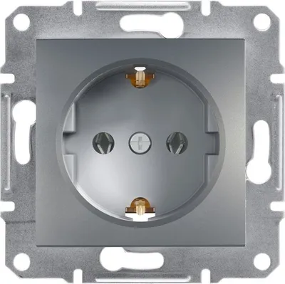 Produktbild von Kontakt Shuko Single Steel Schneider Asfora