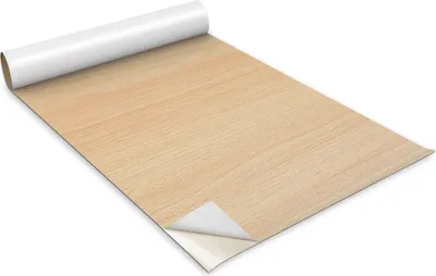 Produktbild von Selbstklebende Möbelfolie - Dekorationsfolie - Tischmöbel - Zuschneidbar - Helle Holzstruktur - 100 x 50 cm