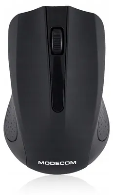 Obrázok produktu pre Bezdrôtová myš Modecom Mc-Wm9, 1200 DPI, čierna, s výrazným dizajnom