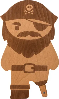 Produktbild von OTOTO Pirate Board Schneidbrett mit Messer