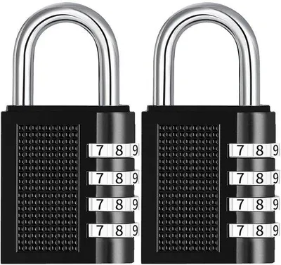 Image de Cadenas à 4 chiffres, résistant aux intempéries, pour casier, sport