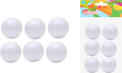 Produktbild von Dekorative Styroporkugeln 3 cm, 6 Stück