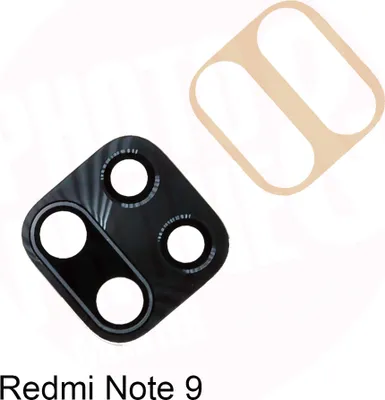 Produktbild von Xiaomi RedMi Note 9 Kamera Linse Glas Camera Glass Lens + Kleber Neu