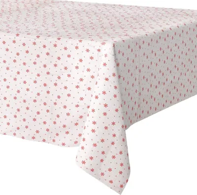 Zdjęcie produktu dla Obrus plamoodporny płatki śniegu 180x130 cm